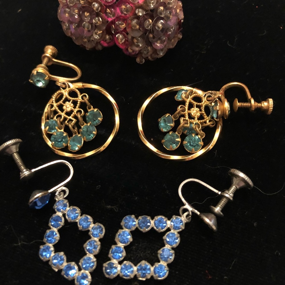 1950s retro earrings